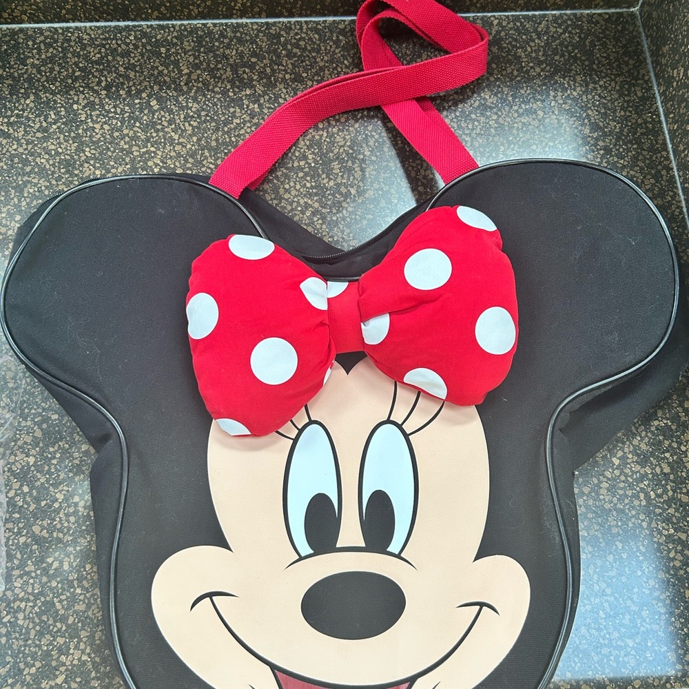 Disney Minnie Mouse Red and Black Kids Bag